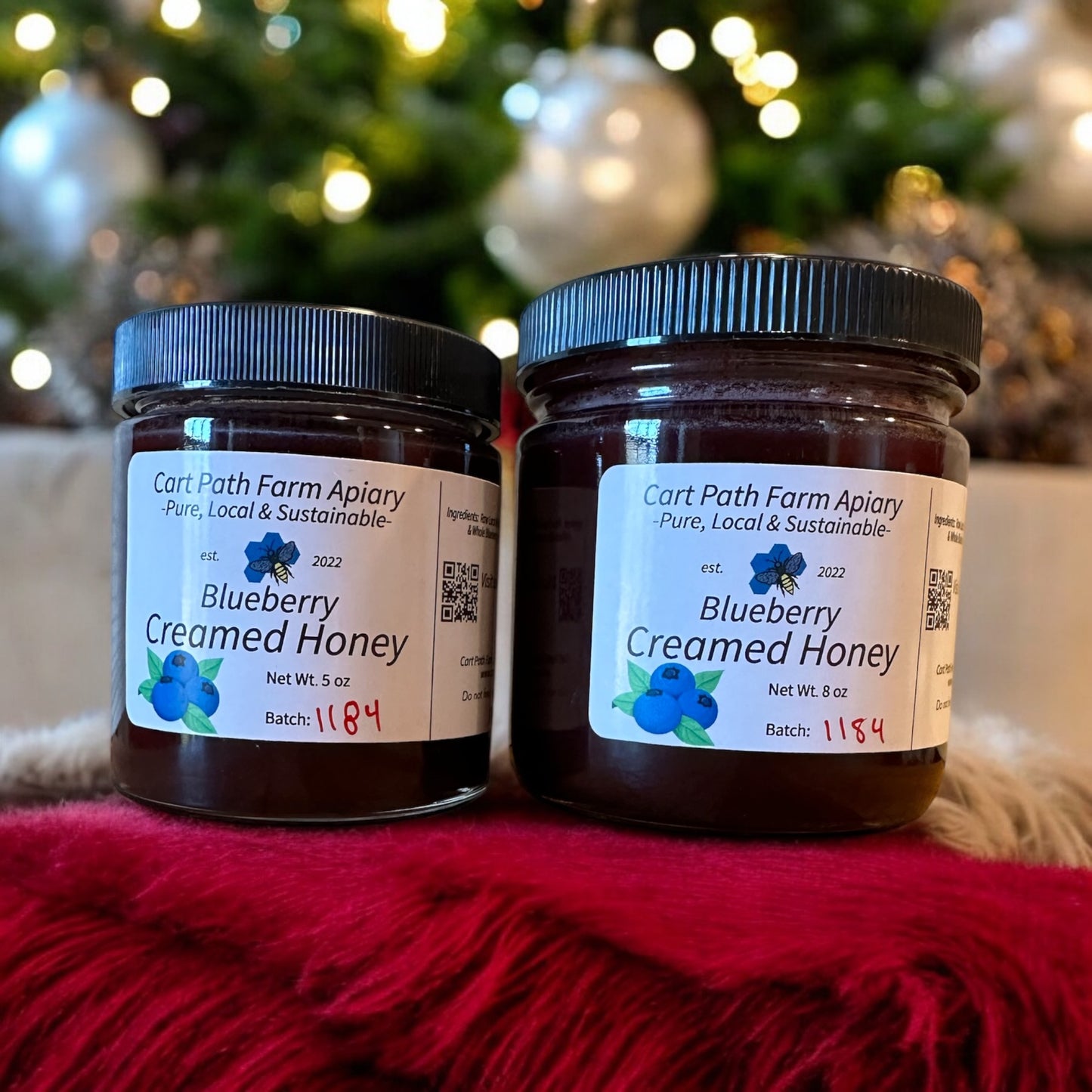 Blueberry Creamed Honey